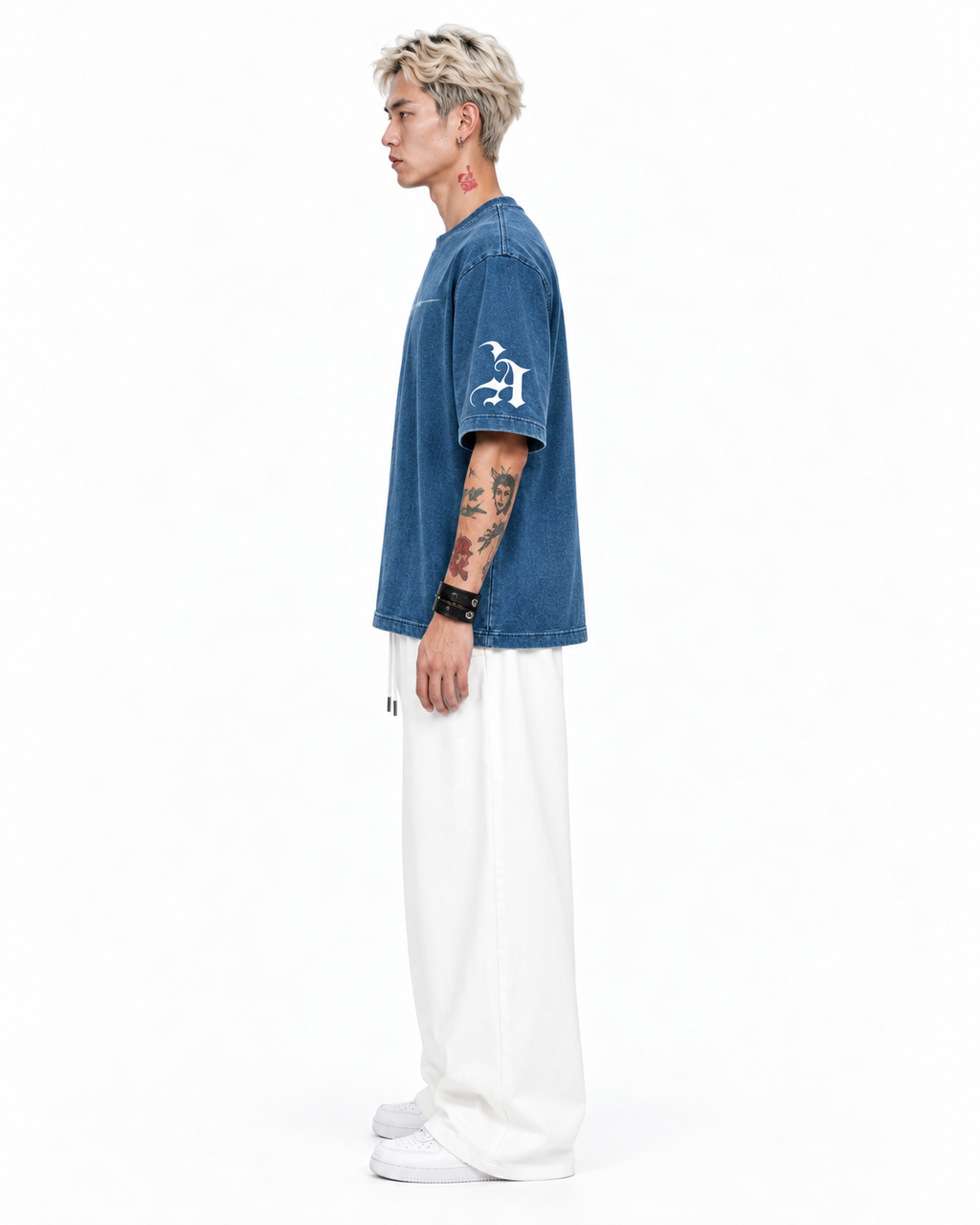 Los Angeles Denim Wash Boxy Fit T-Shirt