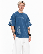 Los Angeles Denim Wash Boxy Fit T-Shirt