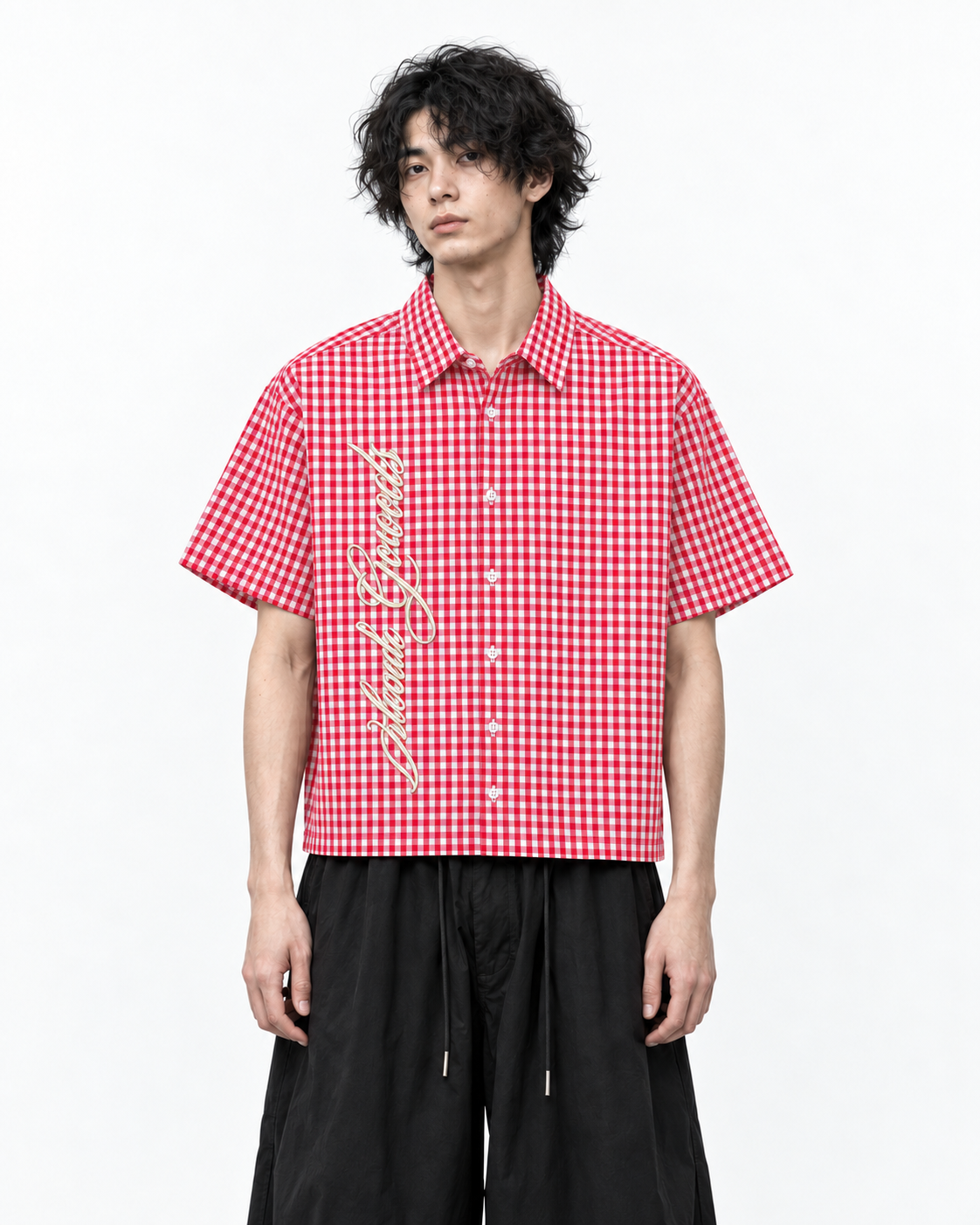 Red Picnic Boxy Fit Shirt