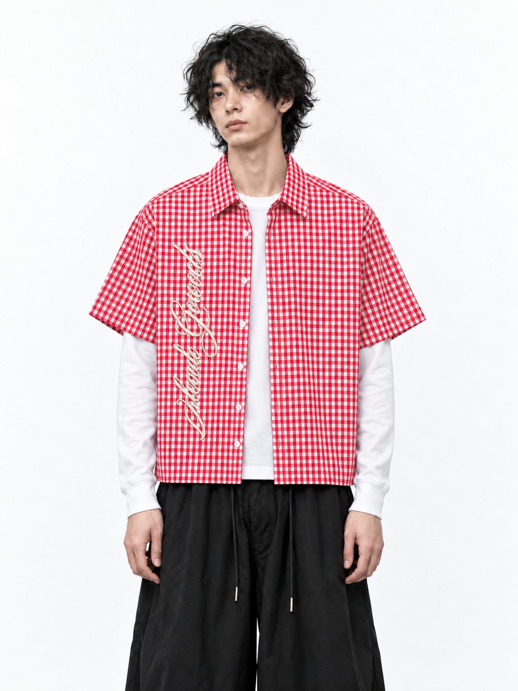Red Picnic Boxy Fit Shirt