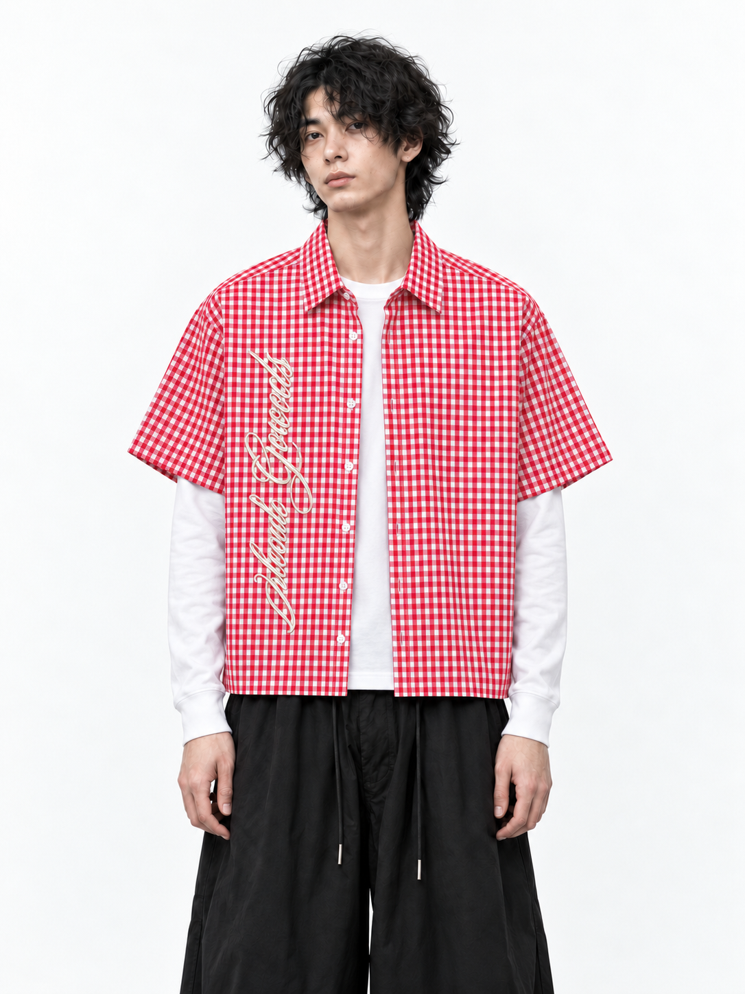Red Picnic Boxy Fit Shirt