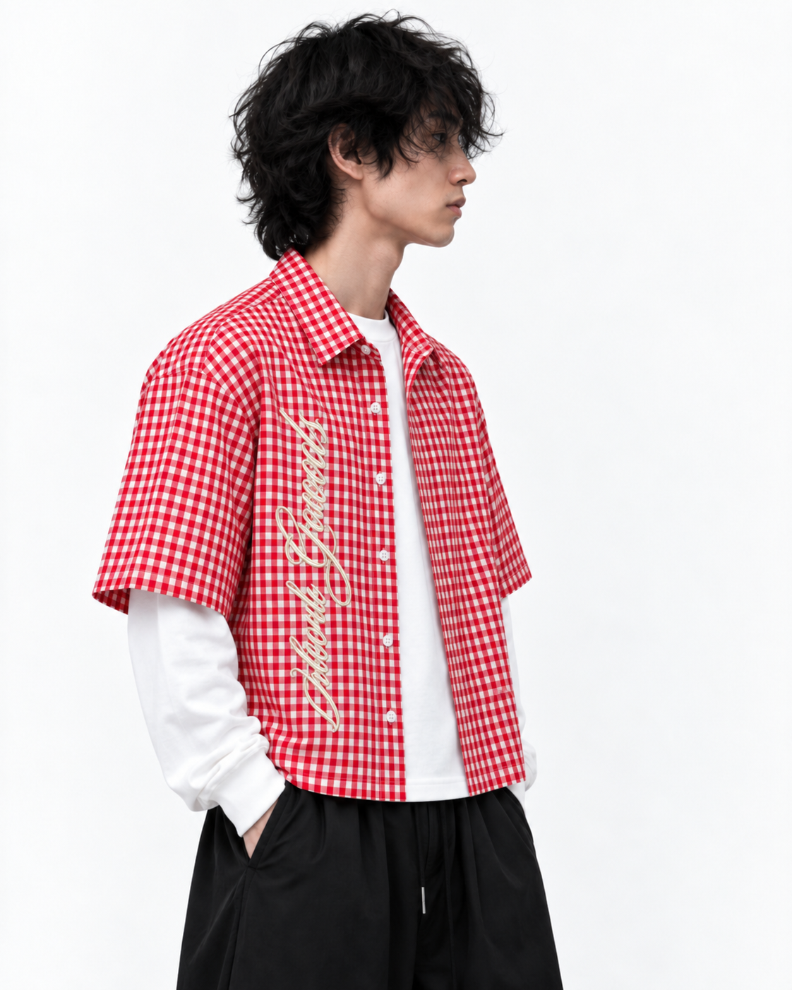 Red Picnic Boxy Fit Shirt