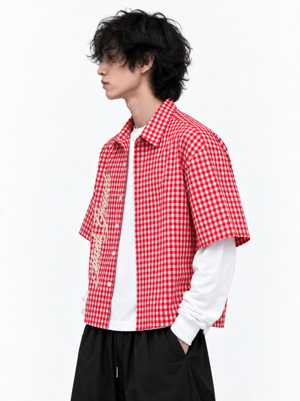 Red Picnic Boxy Fit Shirt
