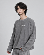Core Logo Acidwash Waffle Knit Tee