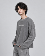 Core Logo Acidwash Waffle Knit Tee
