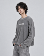 Core Logo Acidwash Waffle Knit Tee