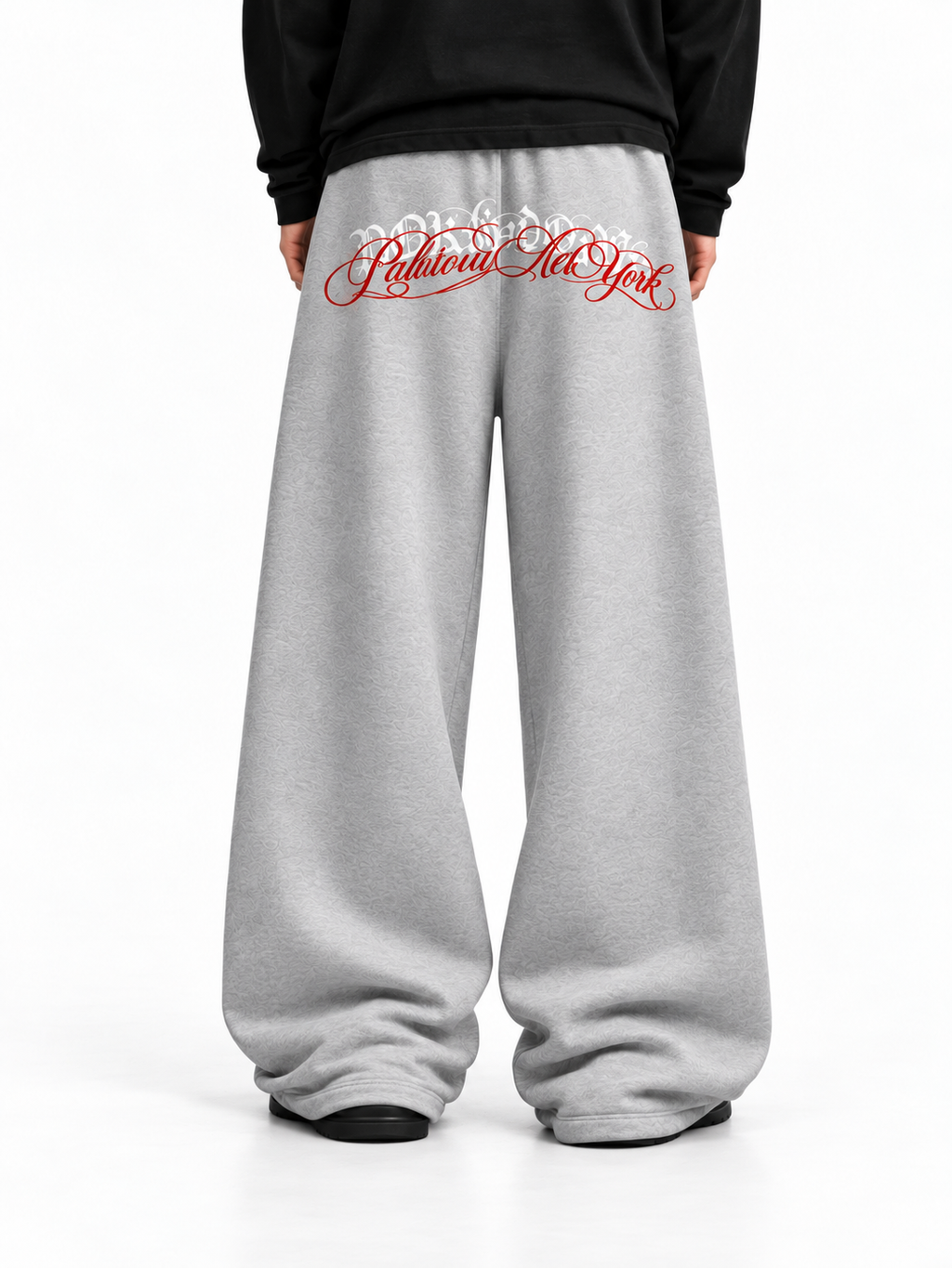 Poison Script Grey Baggy Sweatpant