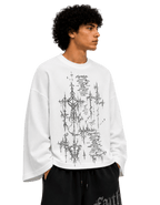 OUTRO Sacred Script Oversized Waffle Knit