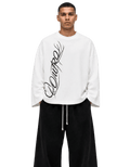 OUTRO Script Flow Oversized Waffle Knit