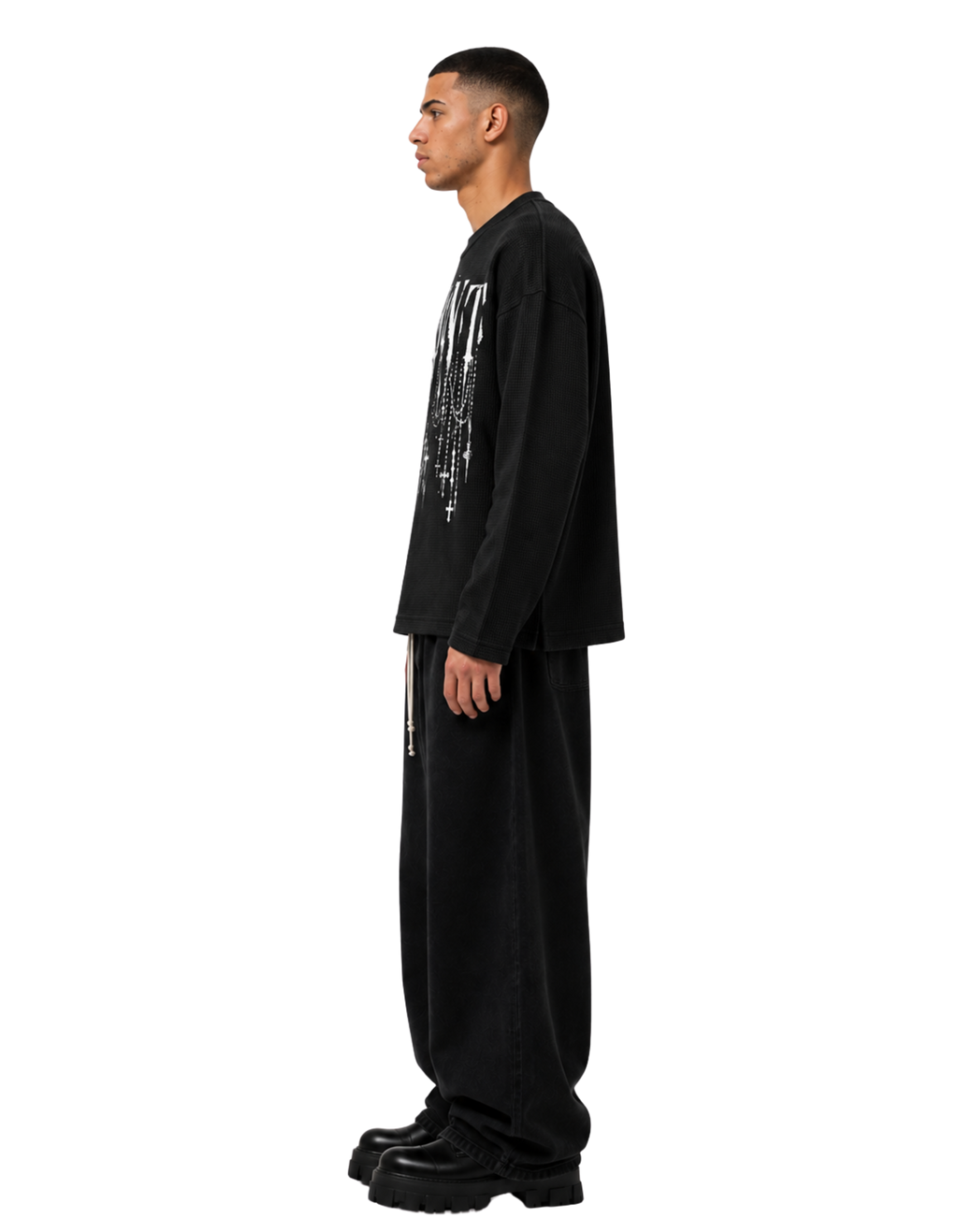 OUTRO Saint Relic Oversized Waffle Knit