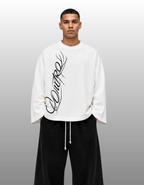 OUTRO Script Flow Oversized Waffle Knit