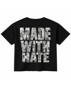 Black Boxy Fit T-shirt Back Design