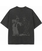 Vintage Fade Wash Oversized T-shirt Back Design