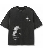 Vintage Fade Wash Oversized T-shirt Front Design