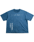 Denim Wash Boxy Fit T-shirt Front Design
